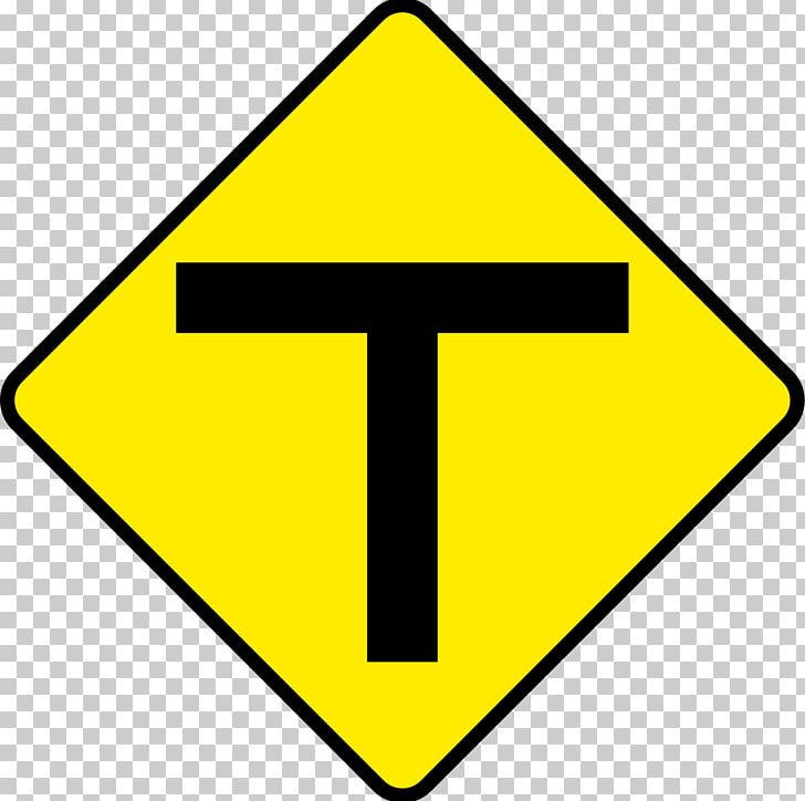 Three-way Junction Traffic Sign Intersection Warning Sign PNG, Clipart, Angle, Area, Driving, Driving Test, Intersection Free PNG Download