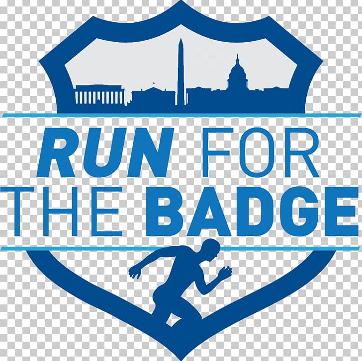 Run For The Badge 5K National Law Enforcement Officers Memorial Police Peace Officers Memorial Day Logo PNG, Clipart, 2018, Area, Blue, Brand, Graphic Design Free PNG Download
