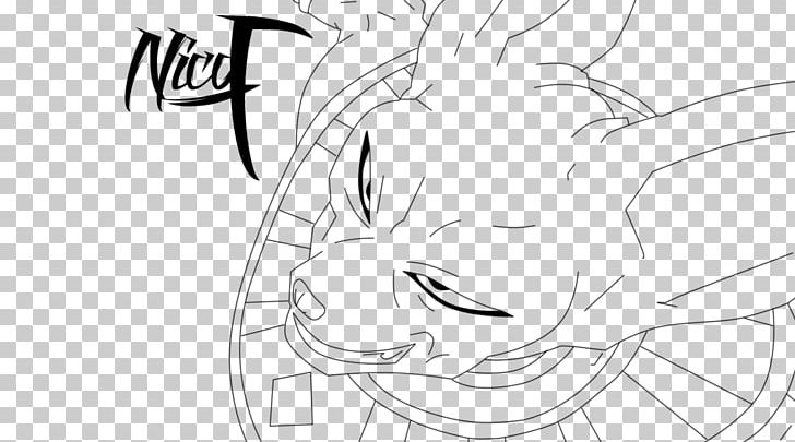 Beerus Line Art Character Cartoon Sketch PNG, Clipart, Arm, Artwork, Beerus, Black, Black And White Free PNG Download