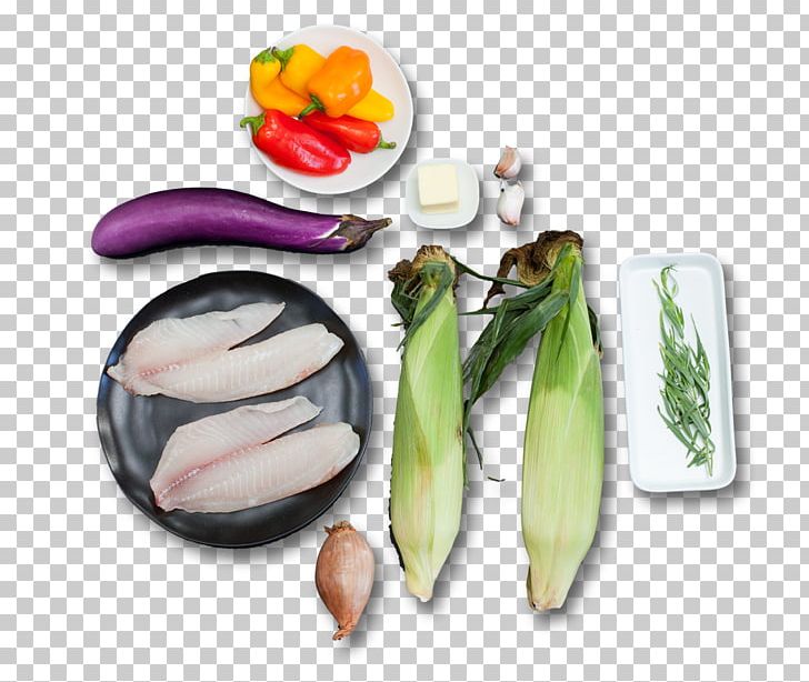 Food Vegetable Dish Eggplant Tilapia PNG, Clipart, Butter, Dish, Dishware, Eggplant, Fish Free PNG Download