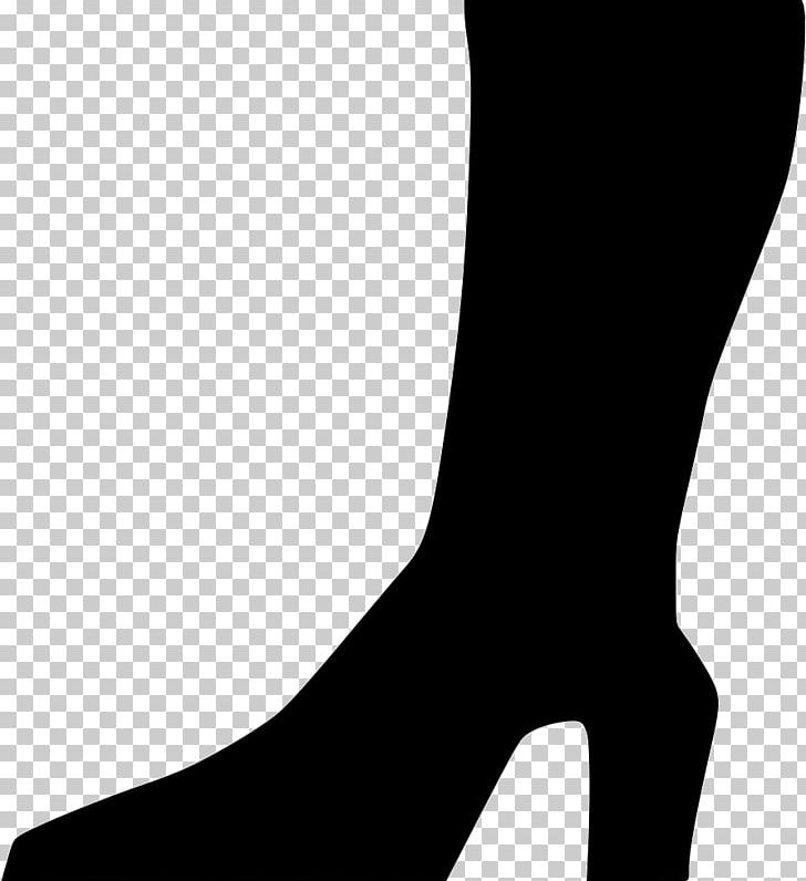 High-heeled Shoe Boot Computer Icons PNG, Clipart, Accessories, Ankle, Black, Black And White, Boot Free PNG Download