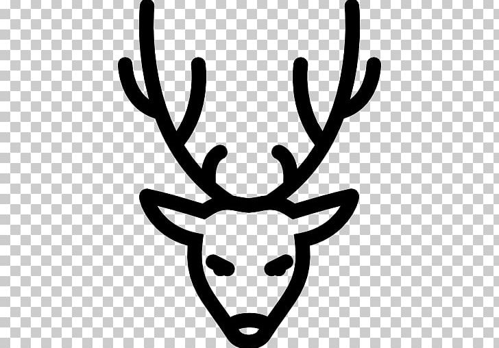 Computer Icons Christmas Reindeer PNG, Clipart, Antler, Black And White, Christmas, Computer Icons, Deer Free PNG Download