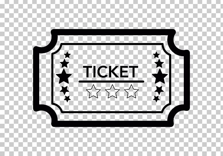 Ticket Cinema Computer Icons PNG, Clipart, Area, Black, Black And White, Brand, Cine Free PNG Download