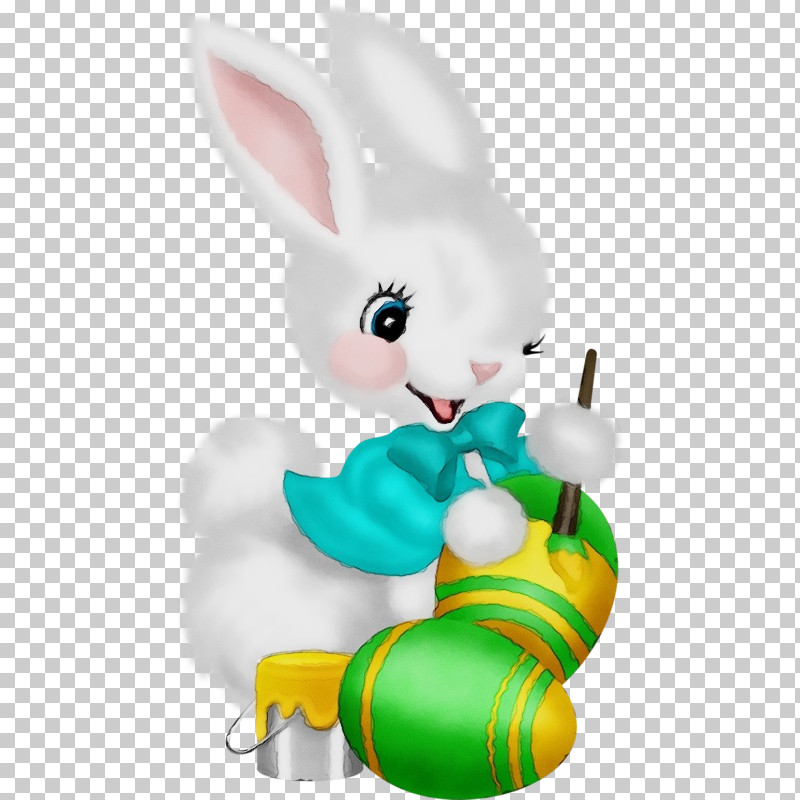 Easter Bunny PNG, Clipart, Animal Figure, Cartoon, Easter Bunny, Paint, Rabbit Free PNG Download
