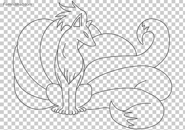Pokémon Sun And Moon Vulpix Ninetales Coloring Book PNG, Clipart, Arm, Art, Artwork, Black And White, Bulbasaur Free PNG Download