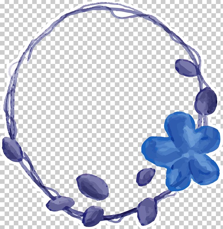 Blue Watercolor Painting Flower PNG, Clipart, Blue Background, Blue Vector, Circle, Color, Drawing Free PNG Download