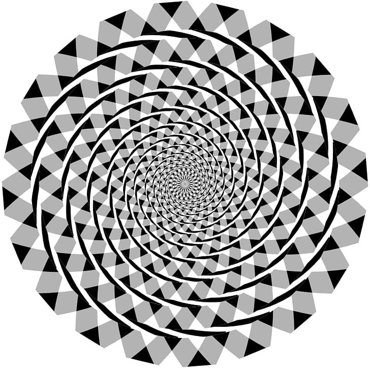 Fraser Spiral Illusion Optical Illusion Circle Png Clipart Arc Barberpole Illusion Black And 