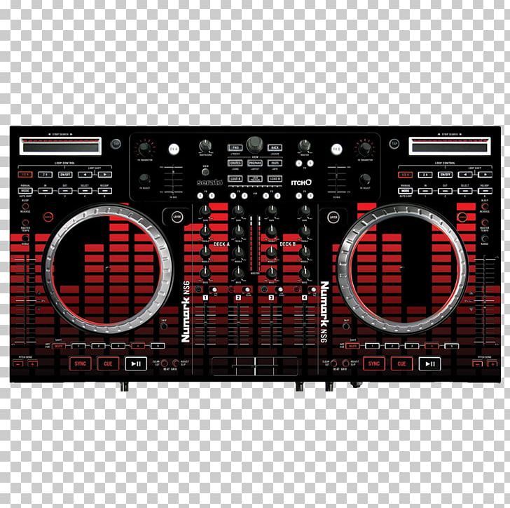 Numark NS6II Disc Jockey Audio Mixers Numark Industries PNG, Clipart, Audio Mixers, Disc Jockey, Dj Controller, Electronic Component, Electronic Instrument Free PNG Download
