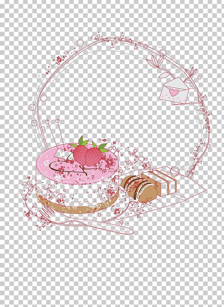 dessert border clip art