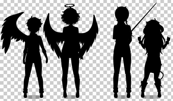 Black Human Behavior Silhouette Character White PNG, Clipart, Angels And Demons, Behavior, Black, Black And White, Black M Free PNG Download