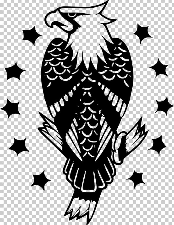 Sailor Tattoos Eagle Old School (tattoo) Body Art PNG, Clipart, Animals, Beak, Bird, Bird Of Prey, Black And White Free PNG Download