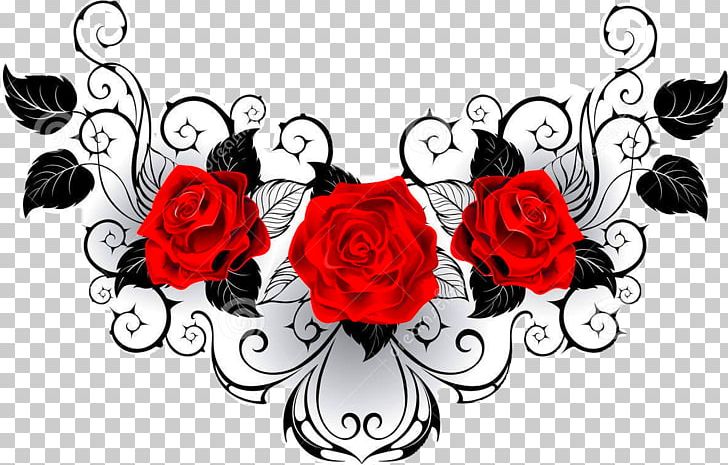 Tattoo Rose Drawing PNG, Clipart, Art, Black And White, Circle, Cut Flowers, Drawing Free PNG Download