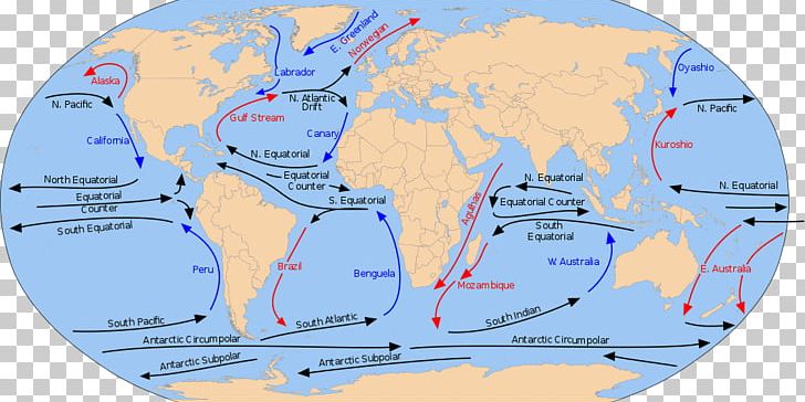 north pacific current map