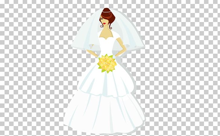 Wedding Invitation Wedding Dress Bride Illustration PNG, Clipart, Bridal Clothing, Bridal Shower, Bride And Groom, Brides, Cartoon Free PNG Download