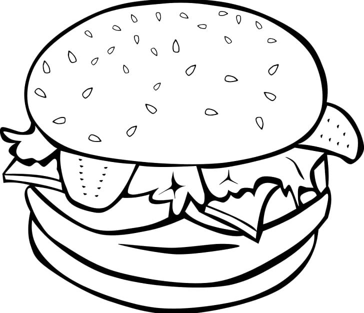 Hamburger Cheeseburger Slider Hot Dog French Fries PNG, Clipart, Artwork, Black And White, Bun, Cheeseburger, Cheeseburger Free PNG Download