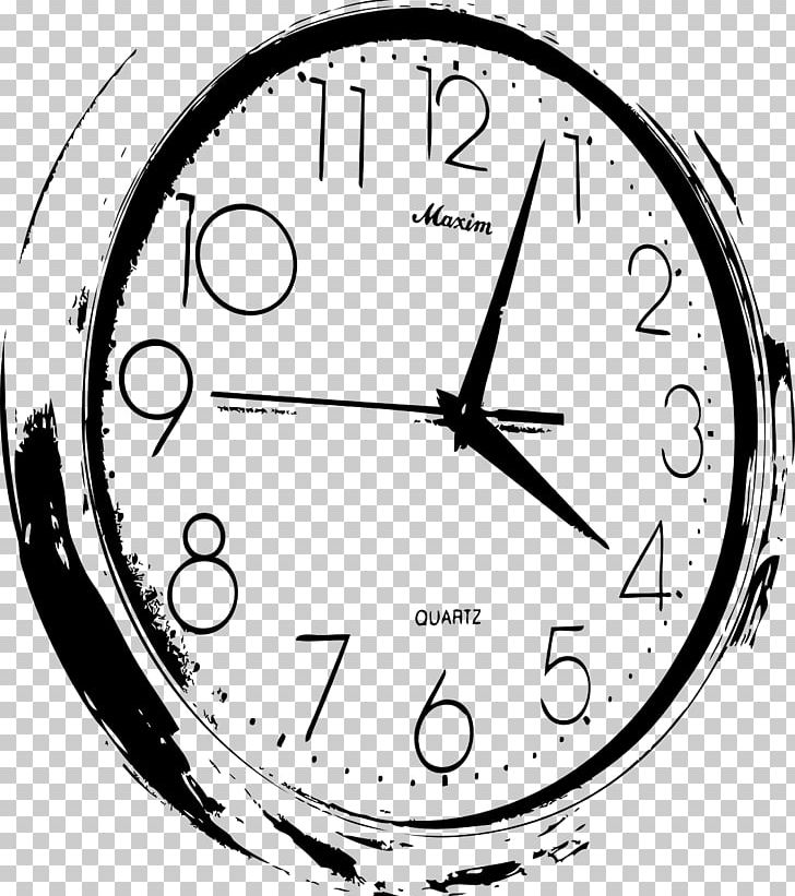 Time & Attendance Clocks PNG, Clipart, Area, Black And White, Circle, Clock, Clock Face Free PNG Download