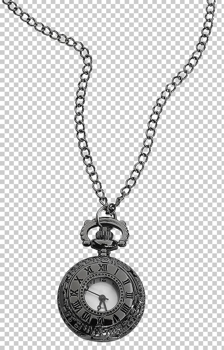 Earring Necklace Jewellery Clothing Pocket Watch PNG, Clipart, Bijou, Black And White, Body Jewelry, Bracelet, Chain Free PNG Download