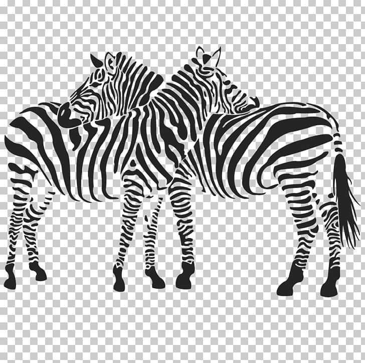 Quagga Zebra Wall Decal PNG, Clipart, Animal Figure, Black And White, Desktop Wallpaper, Equalizer, Horse Free PNG Download