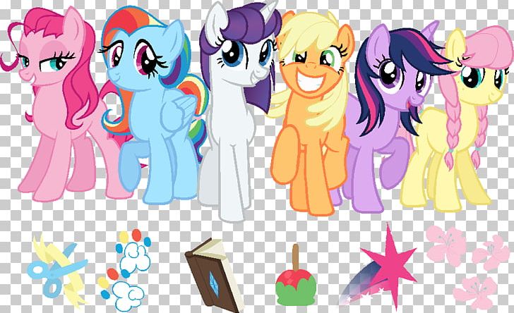 Twilight Sparkle Pinkie Pie Rarity Rainbow Dash Applejack PNG, Clipart, Cartoon, Computer Wallpaper, Deviantart, Equestria, Fictional Character Free PNG Download