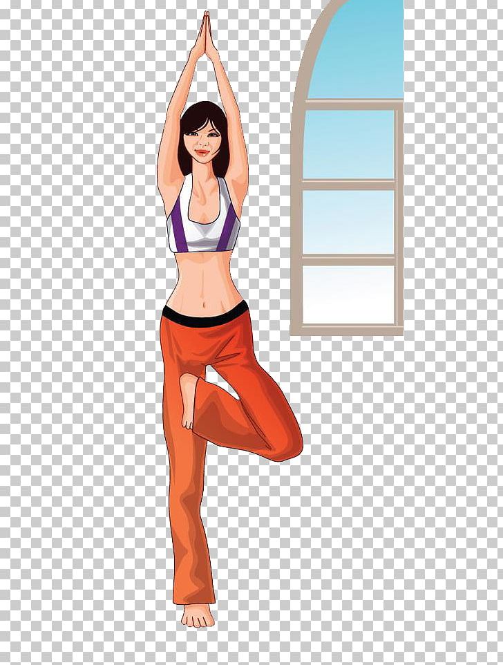 Yoga Cartoon PNG, Clipart, Abdomen, Active Undergarment, Arm, Art, Cartoon Free PNG Download