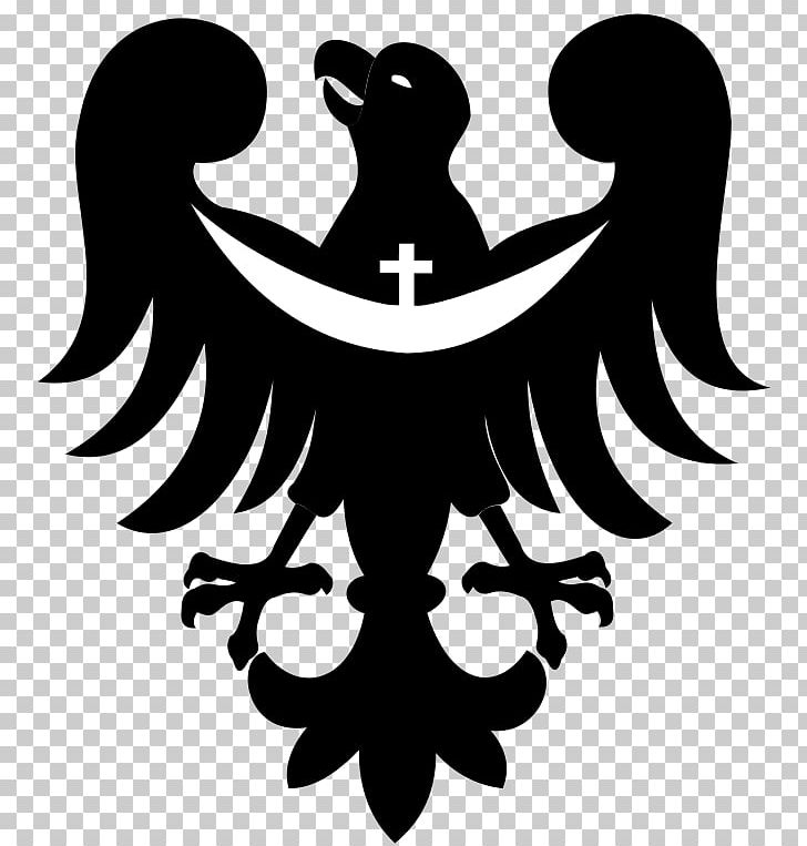Głogów Silesian Eagle Coat Of Arms PNG, Clipart, Beak, Bird, Bird Of Prey, Black And White, Coat Of Arms Free PNG Download