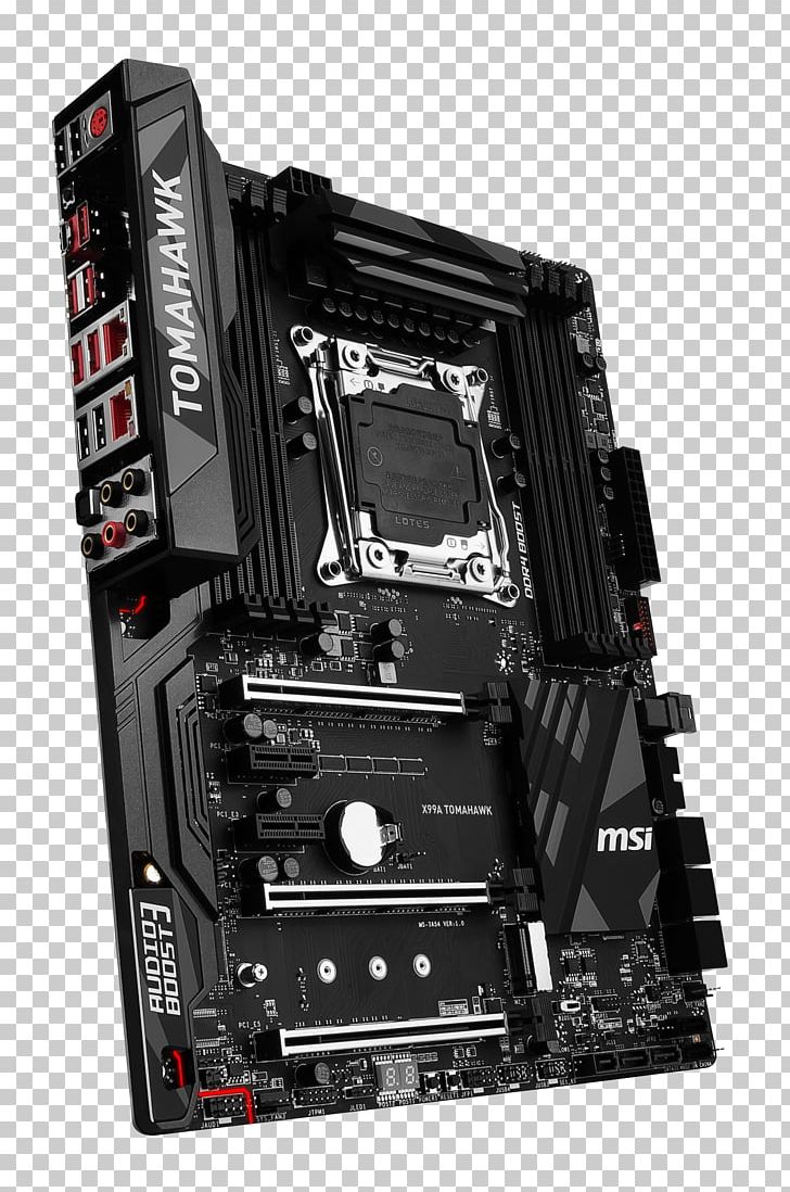 Computer Cases & Housings Motherboard LGA 2011 MSI X99A TOMAHAWK Intel X99 PNG, Clipart, Atx, Chipset, Computer Accessory, Computer Case, Computer Hardware Free PNG Download