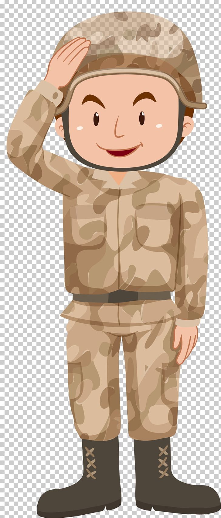 Army Soldier Cartoon - Army Military