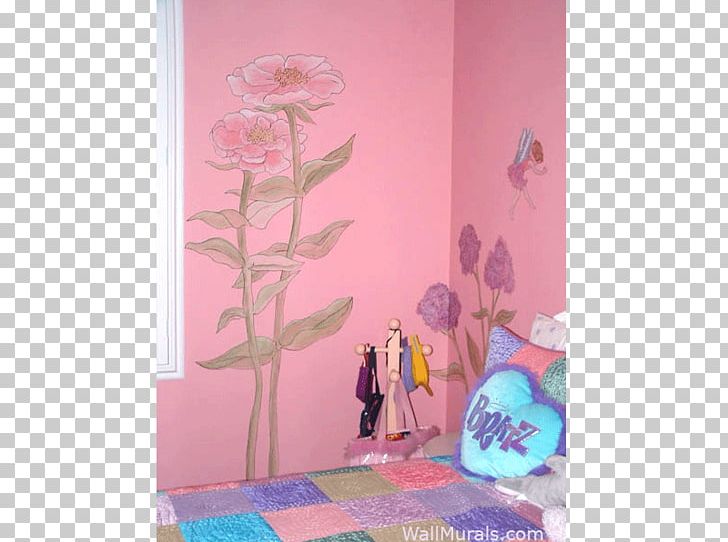 Bedroom Mural Paint Wall PNG, Clipart, Adolescence, Art, Bedroom, Fairy, Flower Free PNG Download