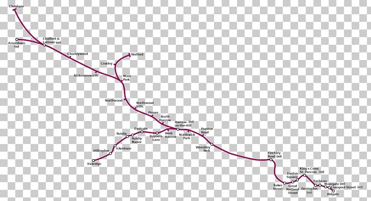 Metropolitan Line London Underground Watford Tube Station Jubilee Line Rapid Transit PNG, Clipart, Angle, Area, Bakerloo Line, Chesham Tube Station, Circle Line Free PNG Download