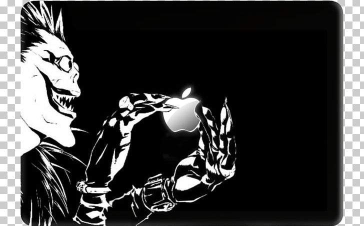 Ryuk Light Yagami MacBook PNG, Clipart, Anime, Apple, Black And White, Death Note, Death Note Light Up The New World Free PNG Download