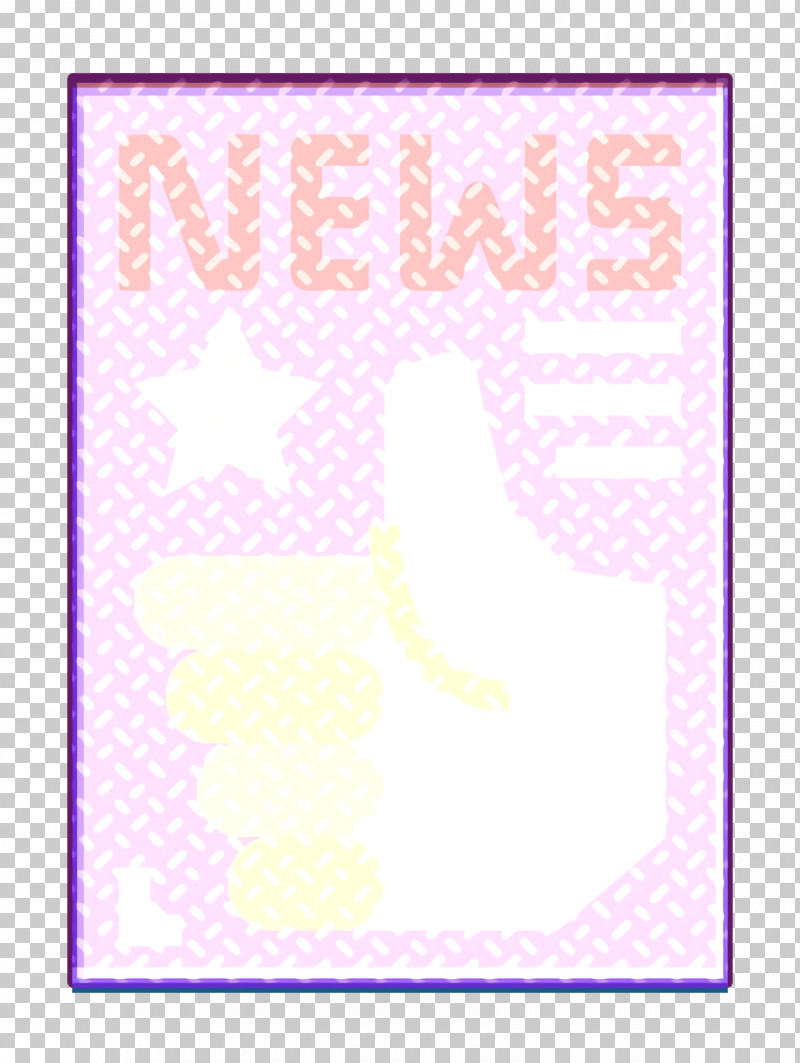News Icon Newspaper Icon Like Icon PNG, Clipart, Lavender, Like Icon, Line, Magenta, News Icon Free PNG Download