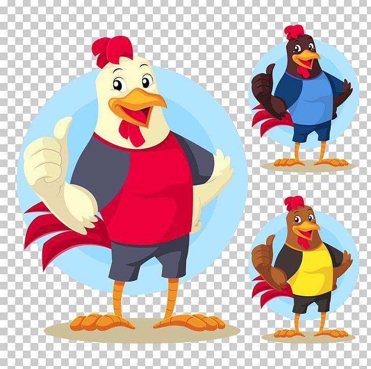Chicken Rooster Mascot Illustration PNG, Clipart, Animals, Authenticate, Beak, Bird, Cartoon Free PNG Download