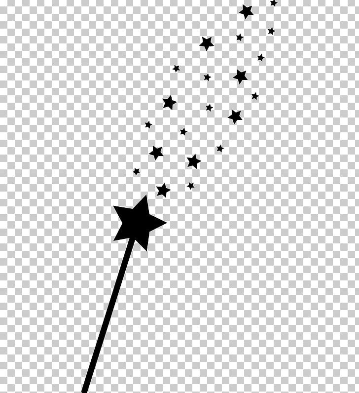 Wand Witchcraft Magic Black And White PNG, Clipart, Angle, Animals, Black, Black And White, Branch Free PNG Download
