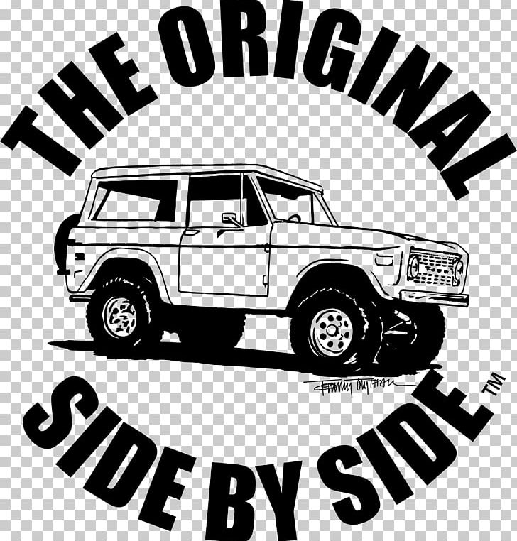 Ford Bronco Car Sport Utility Vehicle Decal PNG, Clipart, Automotive Design, Automotive Exterior, Black And White, Brand, Bumper Free PNG Download