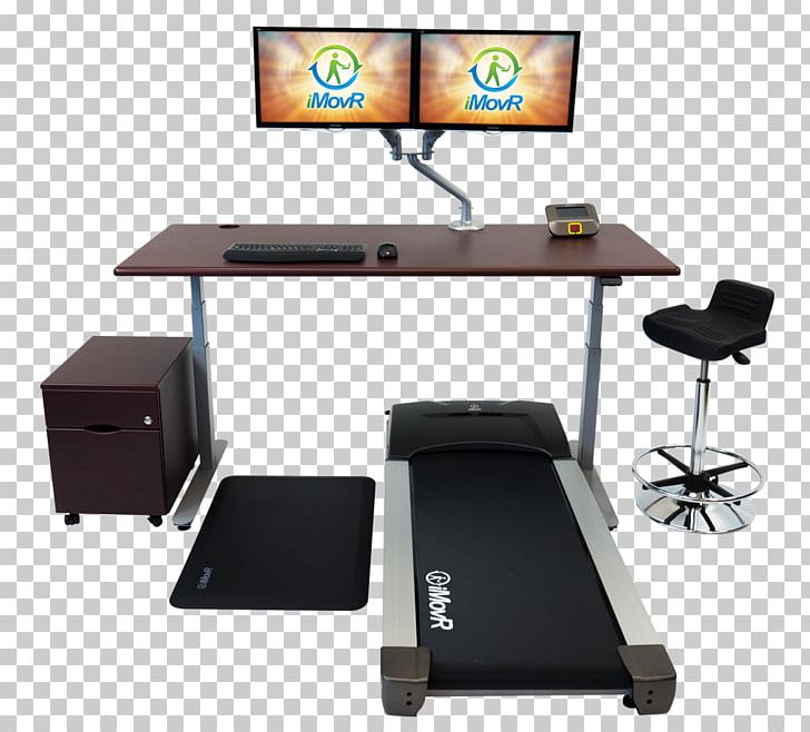 Treadmill Desk Standing Desk Computer Desk Png Clipart Angle
