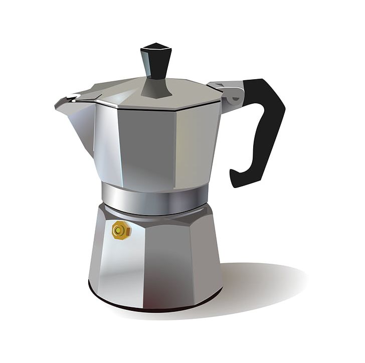 Coffeemaker Espresso Moka Pot Italian Cuisine PNG, Clipart, Brewed Coffee, Coffee, Coffee Machine, Coffeemaker, Coffee Percolator Free PNG Download
