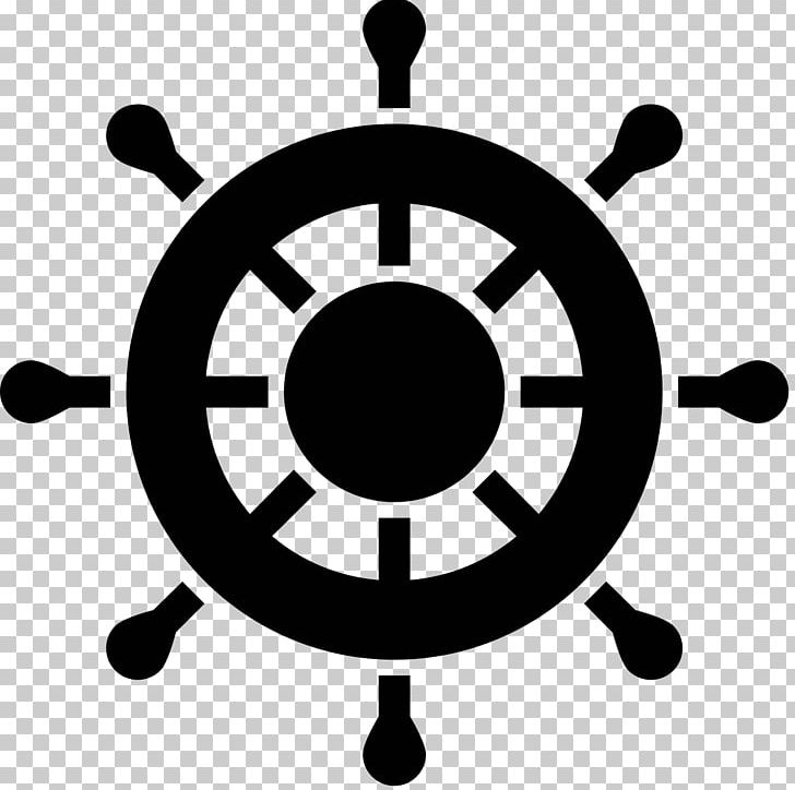 Ship's Wheel Car Boat Computer Icons PNG, Clipart, Anchor, Black And White, Boat, Car, Circle Free PNG Download