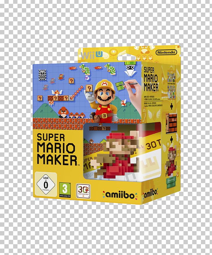 Super Mario Maker Super Mario Bros. Super Mario World Super Mario Galaxy Wii U PNG, Clipart, Amiibo, Gaming, Mario, Mario Bros, Mario Luigi Superstar Saga Free PNG Download