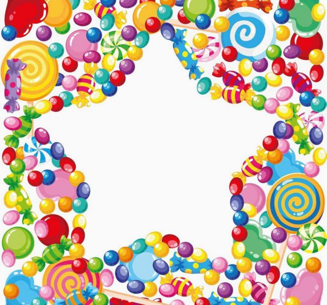 lollipop border clip art