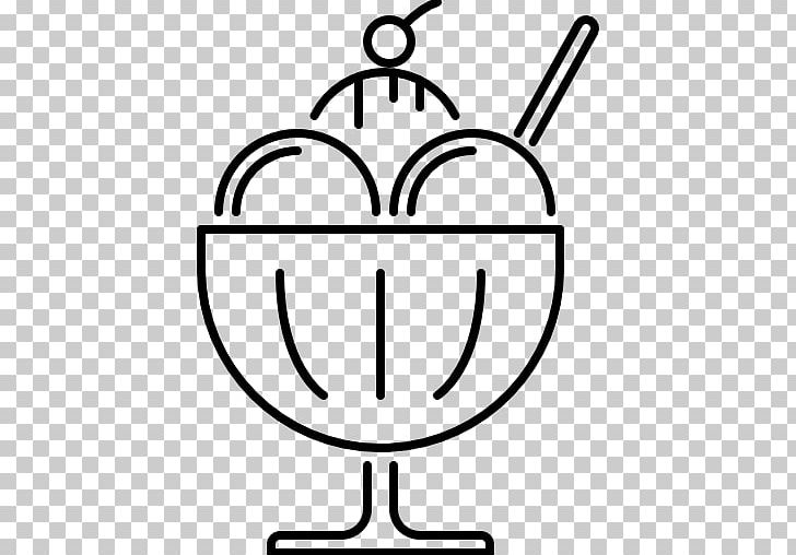 Ice Cream Sundae Computer Icons PNG, Clipart, Black And White, Computer Icons, Drawing, Drink, Encapsulated Postscript Free PNG Download