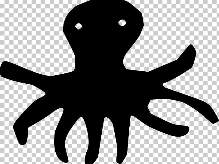 Squid As Food Octopus PNG, Clipart, Artwork, Behavior, Black And White, Finger, Hand Free PNG Download