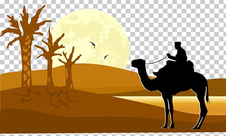 Camel Desert Silhouette Illustration PNG, Clipart, Abstract, Abstract Background, Abstract Lines, Abstract Vector, Animals Free PNG Download