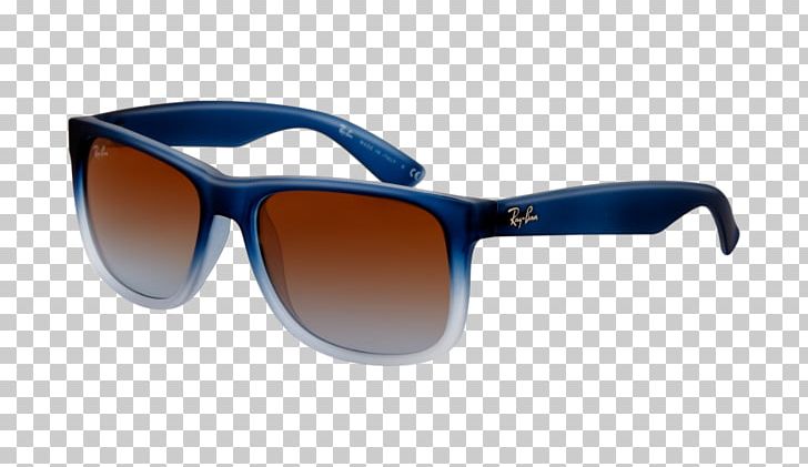 Goggles Sunglasses Ray-Ban Justin Classic Blue PNG, Clipart, Azure, Blue, Eyewear, Glasses, Goggles Free PNG Download