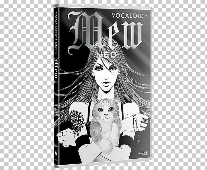 Lia Vocaloid 3 Yamaha Corporation PNG, Clipart, Album Cover, Black And White, Fiction, Gachapoid, Graphic Design Free PNG Download
