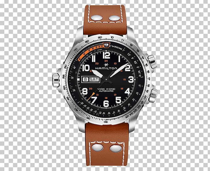 Hamilton Watch Company Hamilton Men's Khaki Aviation X-Wind Auto Chrono Hamilton Khaki X-Wind Day-Date (H77755133) Silber Watch Strap PNG, Clipart,  Free PNG Download