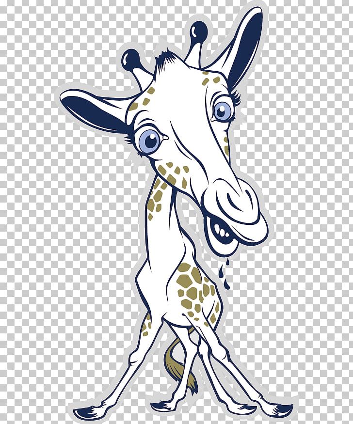 Northern Giraffe Sticker PNG, Clipart, Animal, Animals, Art, Artwork, Black And White Free PNG Download