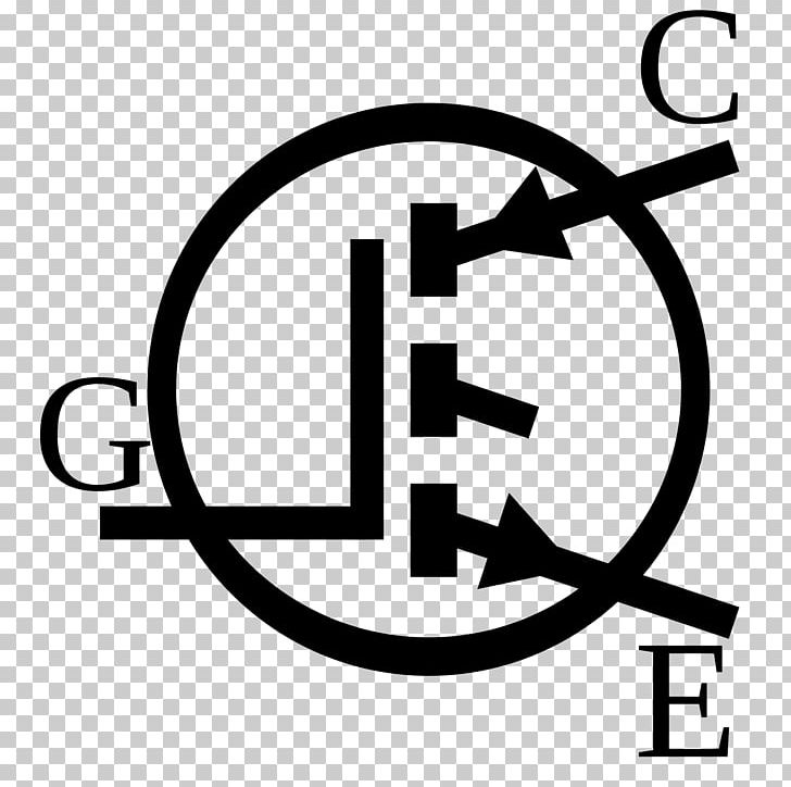 Insulated-gate Bipolar Transistor Electronic Symbol MOSFET Electronic Circuit PNG, Clipart, Area, Bipolar Junction Transistor, Black And White, Brand, Circle Free PNG Download