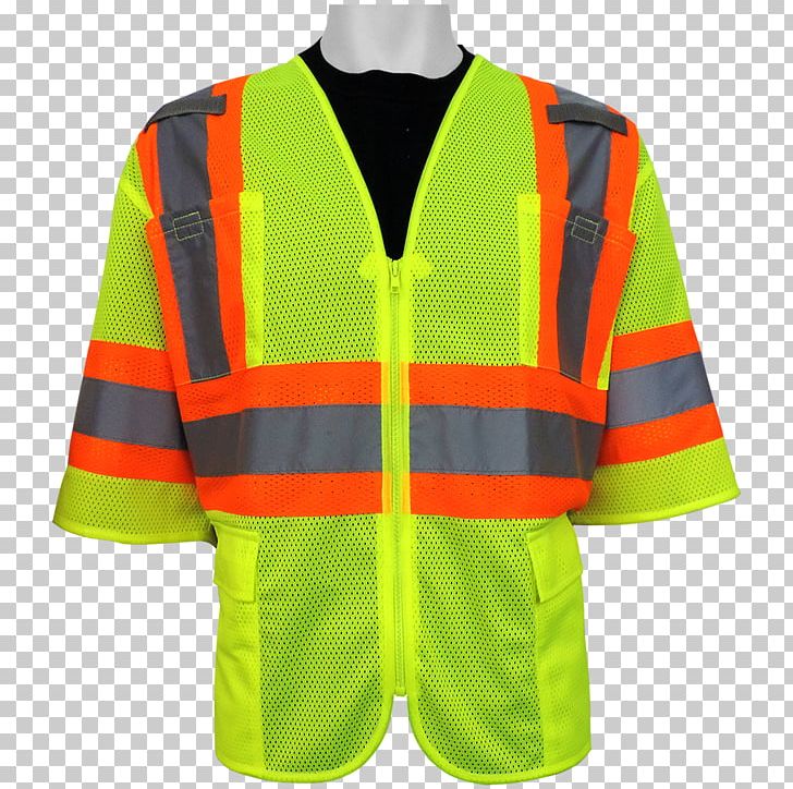 High-visibility Clothing Outerwear Uniform Sleeve PNG, Clipart, Clothing, Green, Highvisibility Clothing, Highvisibility Clothing, Jersey Free PNG Download
