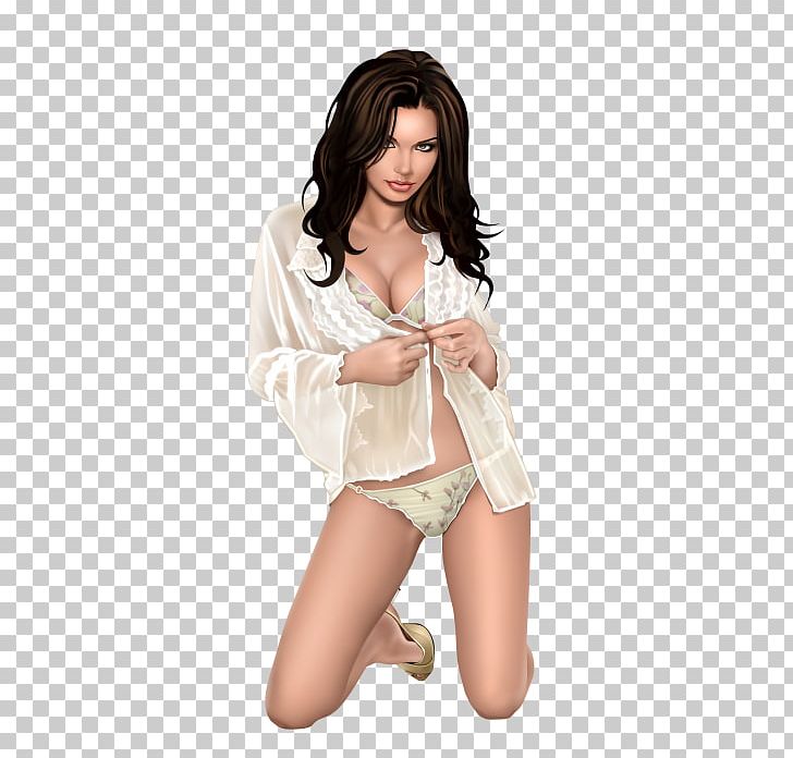 Lingerie Undergarment Sleeve Top Fashion PNG, Clipart, Brown Hair, Costume, Fashion, Fashion Model, Girl Free PNG Download