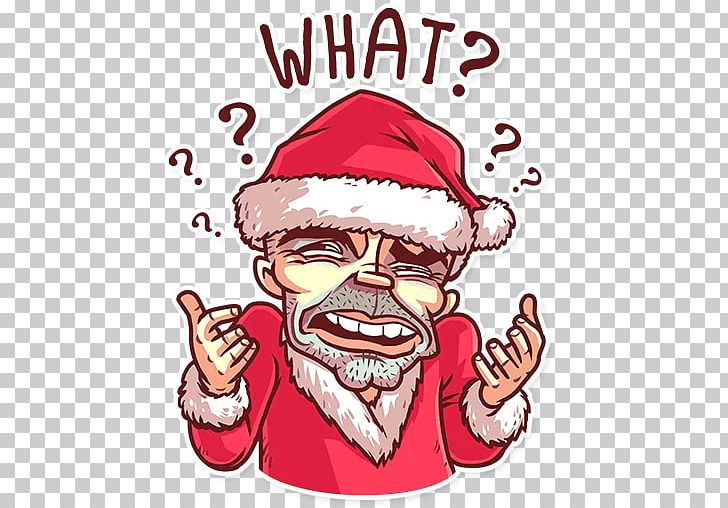 Santa Claus Bad Santa Sticker Christmas Day PNG, Clipart, Art, Bad